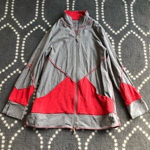 neon buddha - Long Zip Cotton Jacket